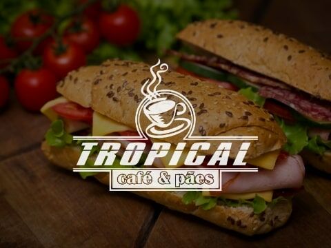 Logo Tropical Café e pães - Grupo Cocenzo
